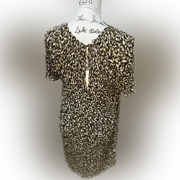 Michael Kors Women's Pleated Camouflage Print Dress (D1) - Picture 6 of 11